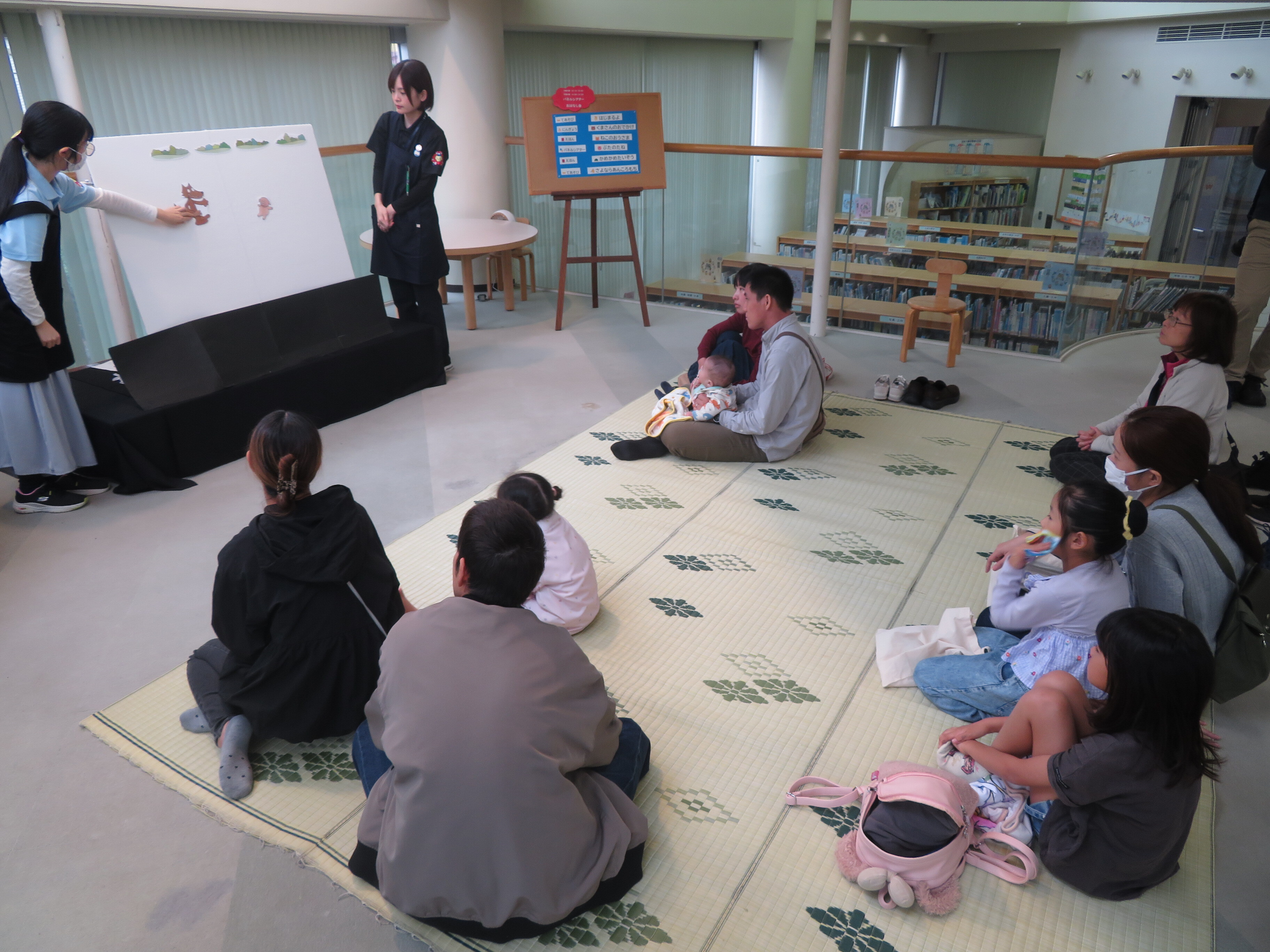 昨年度のパネルシアターの様子